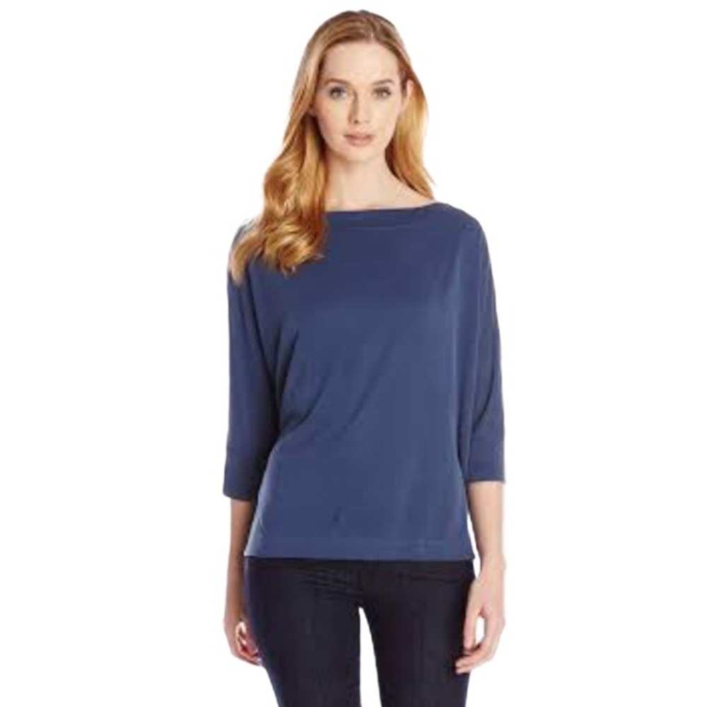 Vineyard vines 3/4 sleeve Blouse Blue Color Size S